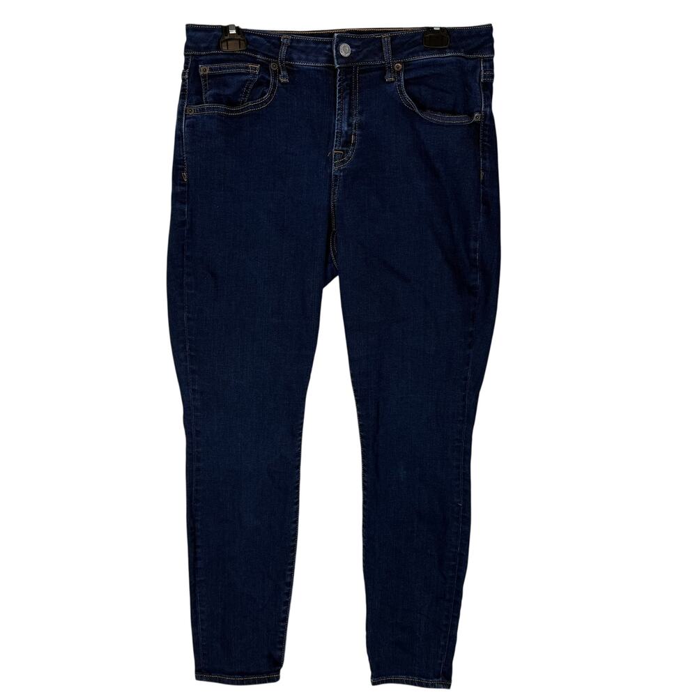 Gap Denim Jeans‎ Womens 31 Regular Blue Stretch 5-Pockets Curvy Skinny Zip Fly